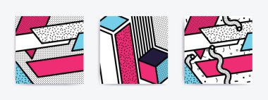 Renkli Pop sanat küme