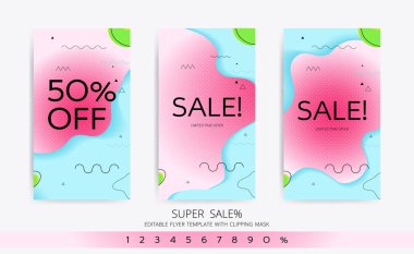 Modern renkli vektör kapak şablonu