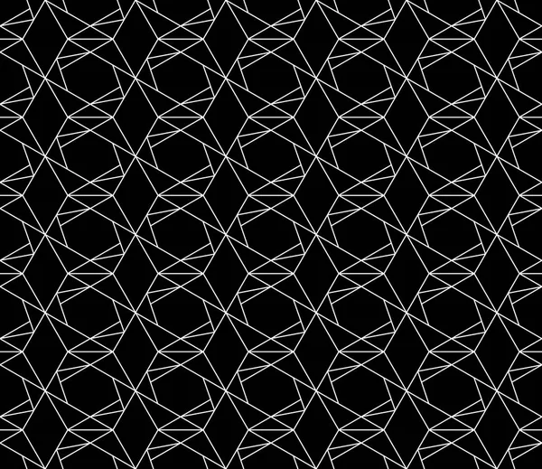 Vektör kesintisiz geometrik desen kontur düzenlenebilir ağırlığı ile