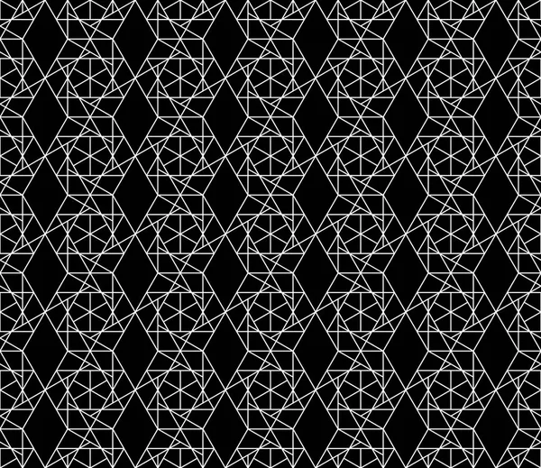 Vektör kesintisiz geometrik desen kontur düzenlenebilir ağırlığı ile