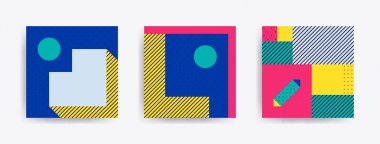 Düzenlenebilir trendy arka planlar ile büyük koleksiyonu