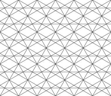 Vektör kesintisiz geometrik desen kontur düzenlenebilir ağırlığı ile