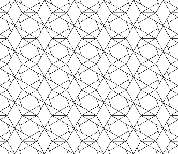 Vektör kesintisiz geometrik desen kontur düzenlenebilir ağırlığı ile