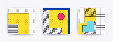 Trendy arka planlar ile büyük koleksiyonu