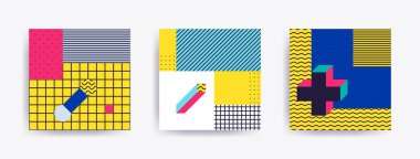 Düzenlenebilir trendy arka planlar ile büyük koleksiyonu