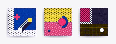 Trendy arka planlar ile büyük koleksiyonu