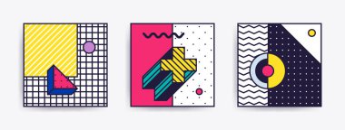 Trendy arka planlar ile büyük koleksiyonu