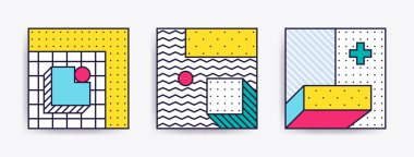 Trendy arka planlar ile büyük koleksiyonu