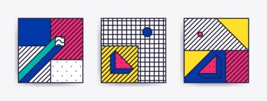 Trendy arka planlar ile büyük koleksiyonu