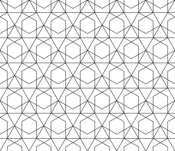 Vektör kesintisiz geometrik desen kontur düzenlenebilir ağırlığı ile