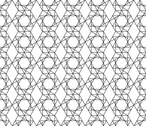 Vektör kesintisiz geometrik desen kontur düzenlenebilir ağırlığı ile