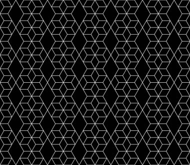 Vektör kesintisiz geometrik desen kontur düzenlenebilir ağırlığı ile