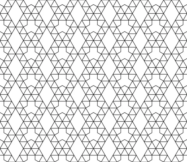 Vektör kesintisiz geometrik desen kontur düzenlenebilir ağırlığı ile