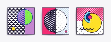 Trendy arka planlar ile büyük koleksiyonu