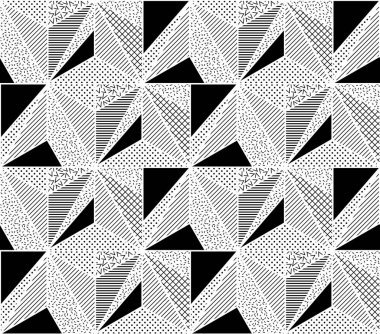 Vektör Seamless modeli. Soyut geometrik