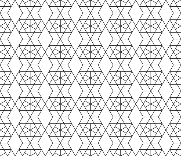 Vektör kesintisiz geometrik desen kontur düzenlenebilir ağırlığı ile