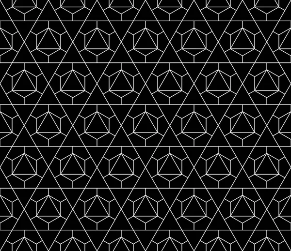 Vektör kesintisiz geometrik desen kontur düzenlenebilir ağırlığı ile