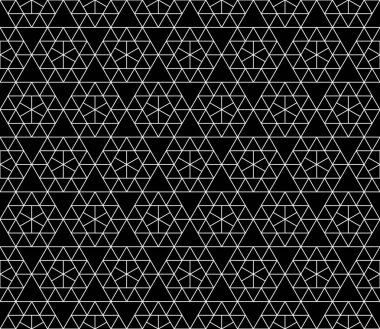 Vektör kesintisiz geometrik desen kontur düzenlenebilir ağırlığı ile