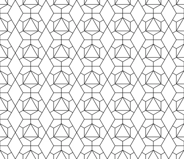 Vector seamless pattern. Modern line geometric background Stock