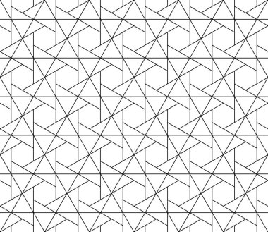 Vektör kesintisiz geometrik desen kontur düzenlenebilir ağırlığı ile