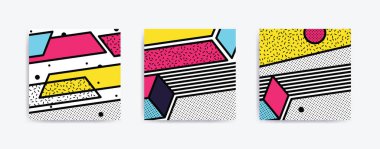 Renkli Pop sanat küme