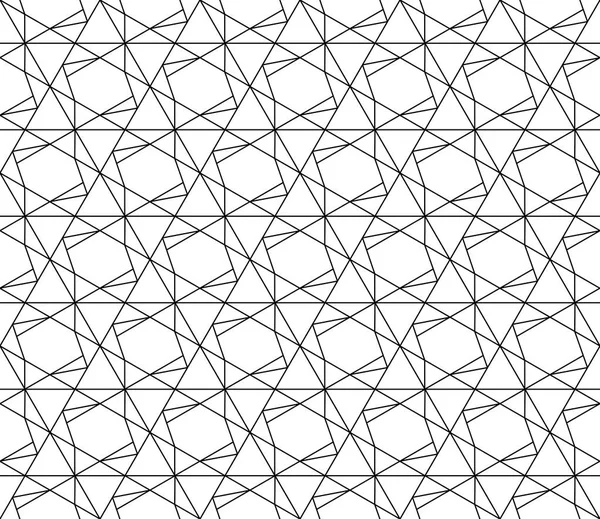 Vektör kesintisiz geometrik desen kontur düzenlenebilir ağırlığı ile