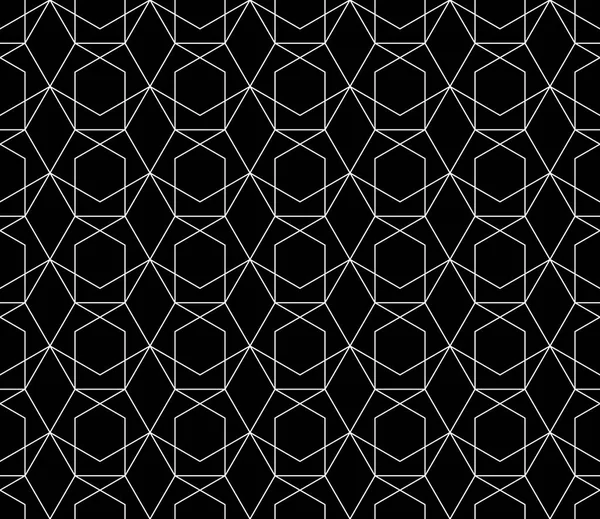 Vektör kesintisiz geometrik desen kontur düzenlenebilir ağırlığı ile