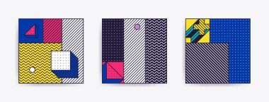 Trendy arka planlar ile büyük koleksiyonu