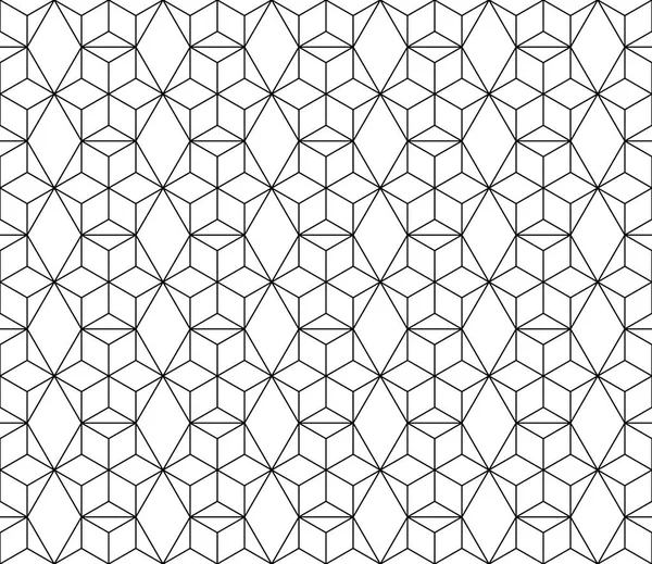 Vektör kesintisiz geometrik desen kontur düzenlenebilir ağırlığı ile
