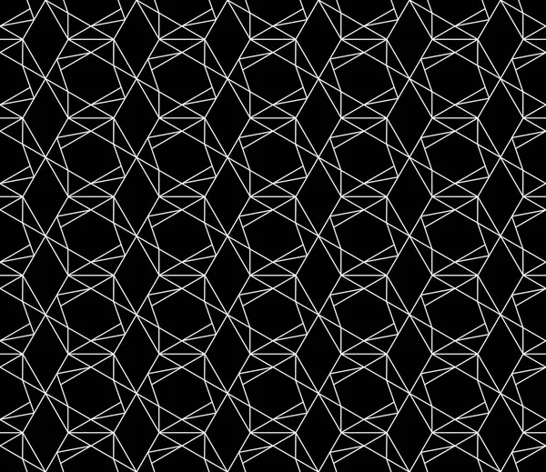 Vektör kesintisiz geometrik desen kontur düzenlenebilir ağırlığı ile