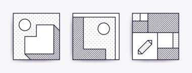 Düzenlenebilir trendy arka planlar ile büyük koleksiyonu