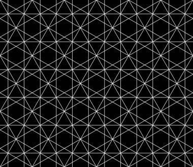 Vektör kesintisiz geometrik desen kontur düzenlenebilir ağırlığı ile