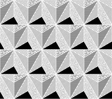 Vektör Seamless modeli. Soyut geometrik