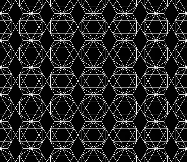 Vektör kesintisiz geometrik desen kontur düzenlenebilir ağırlığı ile