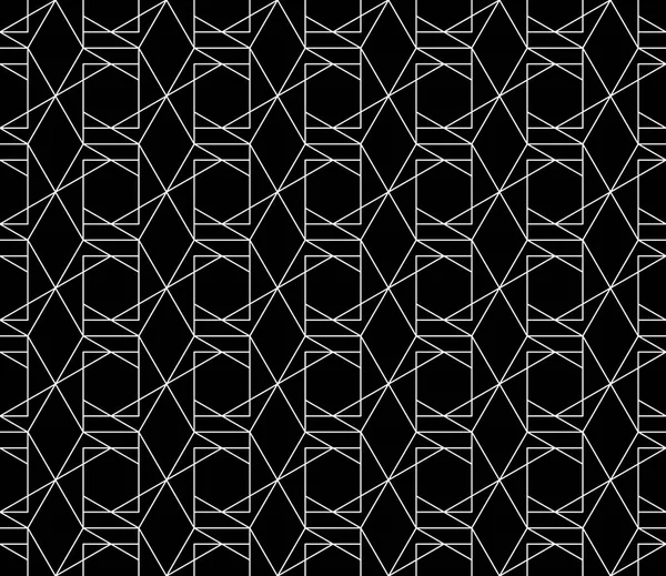 Vektör kesintisiz geometrik desen kontur düzenlenebilir ağırlığı ile