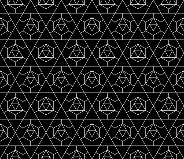 Vektör kesintisiz geometrik desen kontur düzenlenebilir ağırlığı ile