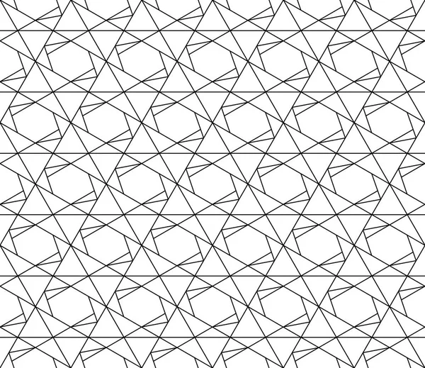 Vektör kesintisiz geometrik desen kontur düzenlenebilir ağırlığı ile