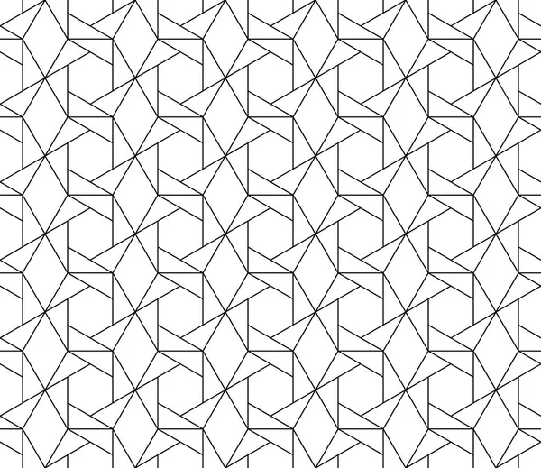 Vektör kesintisiz geometrik desen kontur düzenlenebilir ağırlığı ile