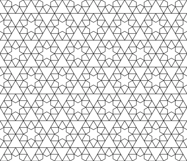 Vektör kesintisiz geometrik desen kontur düzenlenebilir ağırlığı ile