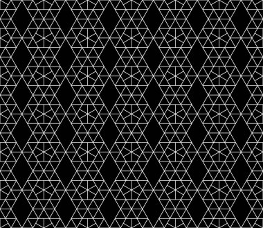 Vektör kesintisiz geometrik desen kontur düzenlenebilir ağırlığı ile