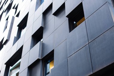 Oslo popüler binalar İskandinav mimarisi modern sokaklarında