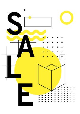 Renkli eğilim Neo Memphis geometrik desen