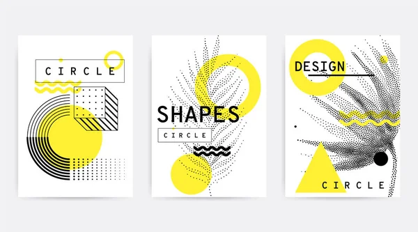 Renkli eğilim Neo Memphis geometrik desen