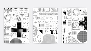 Renkli eğilim geometrik desen