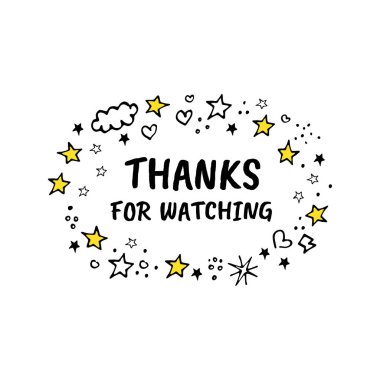 Thank You For Watching Free Vector Eps Cdr Ai Svg Vector Illustration Graphic Art