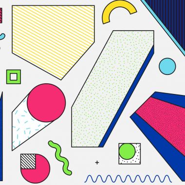 Vektör poster, kompozisyon 80 90 vintage tarzı