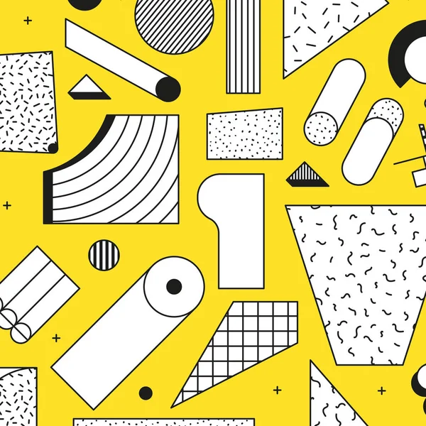 Vektör poster, kompozisyon 80 90 vintage tarzı