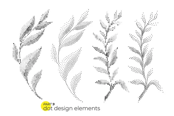 Evrensel eğilim dotty kümesi bırakır. Noktalı parlak kalın öğeler co