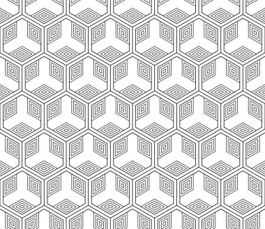 Vektör kesintisiz geometrik desen. Klasik Çin antik tamamen düzenlenebilir süsleme