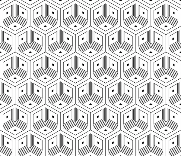 Векторный бесшовный геометрический узор. Классический китайский орнамент — стоковый вектор
